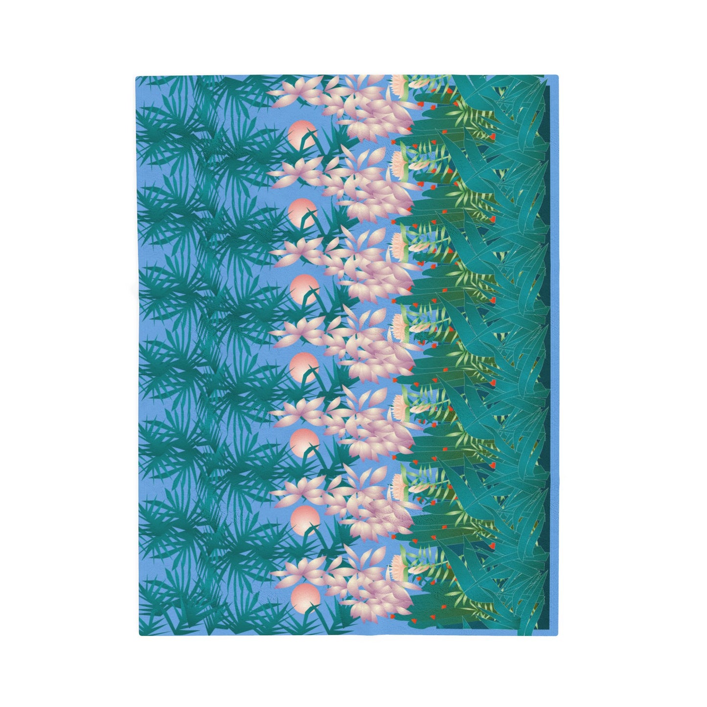 Tropical Stereogram Velveteen Plush Blanket