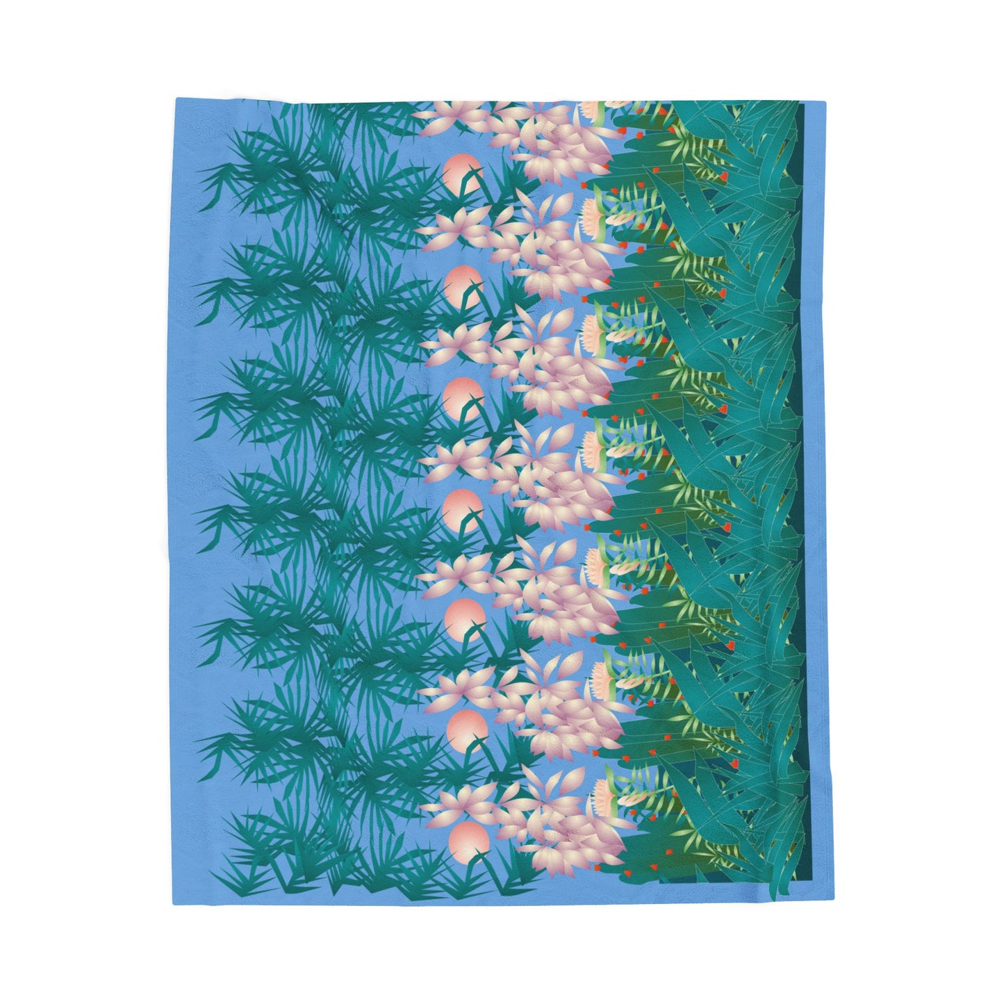 Tropical Stereogram Velveteen Plush Blanket