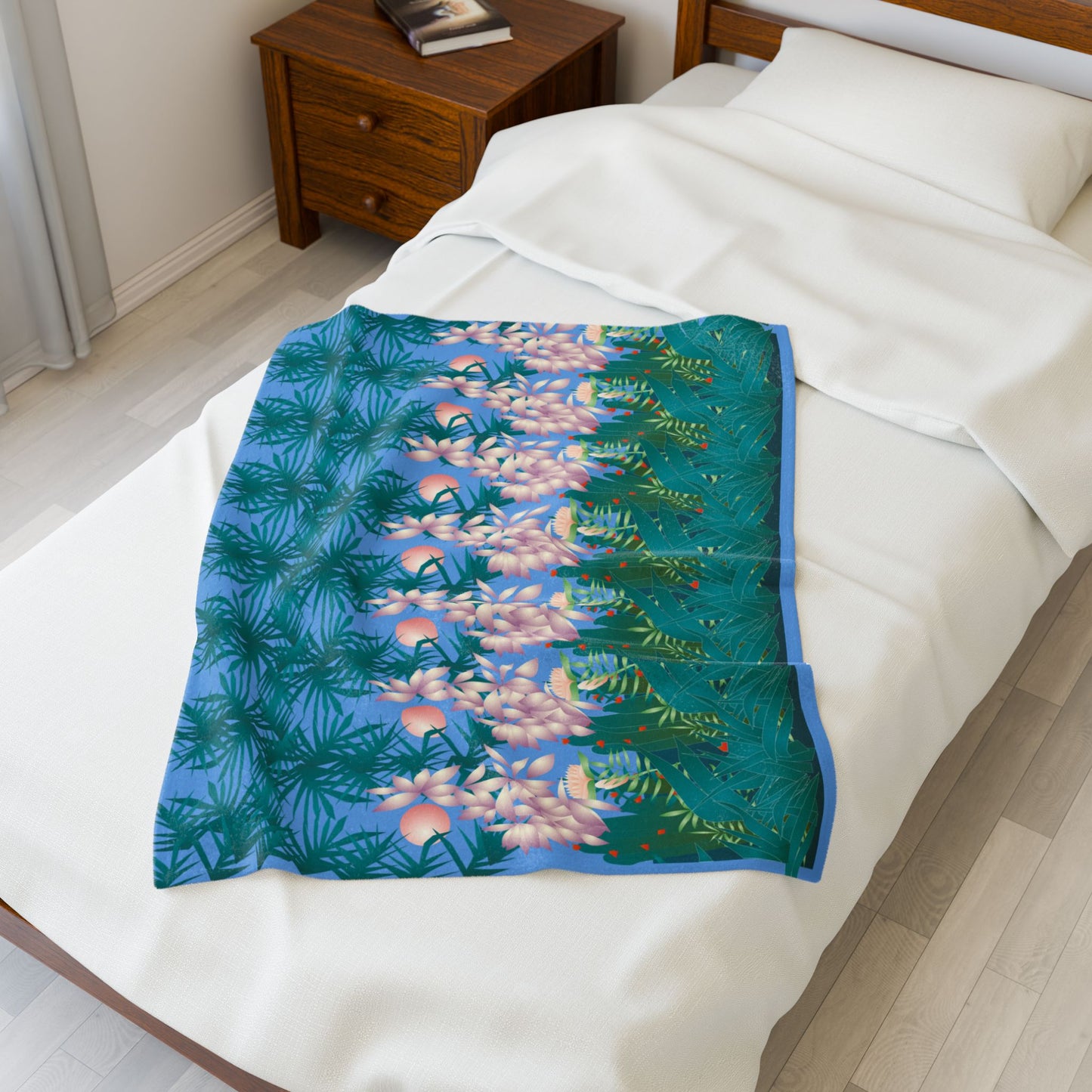 Tropical Stereogram Velveteen Plush Blanket