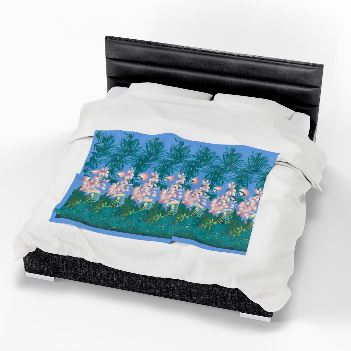 Tropical Stereogram Velveteen Plush Blanket