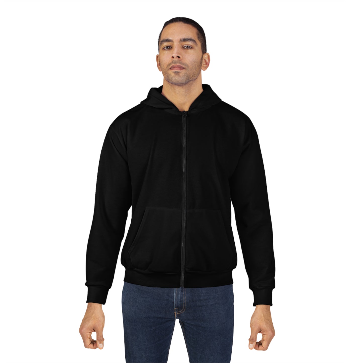 Mystical Moon Tarot Unisex Zip Hoodie