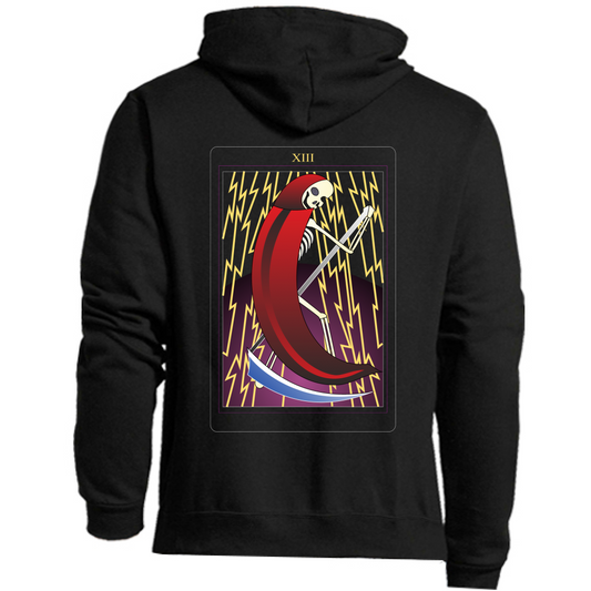 tarot death black hoodie